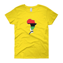 Africa On Her Mind Women's short sleeve t-shirt