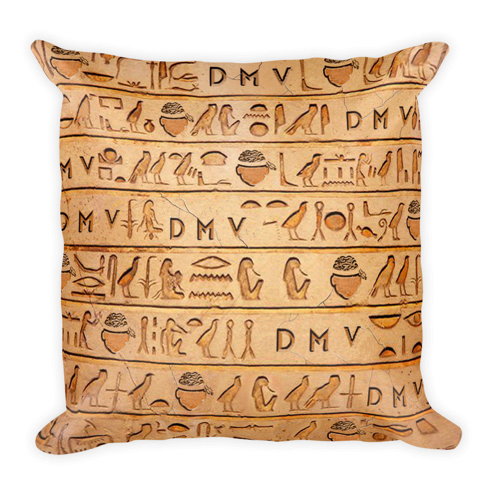 DMVGlyphics Square Pillow