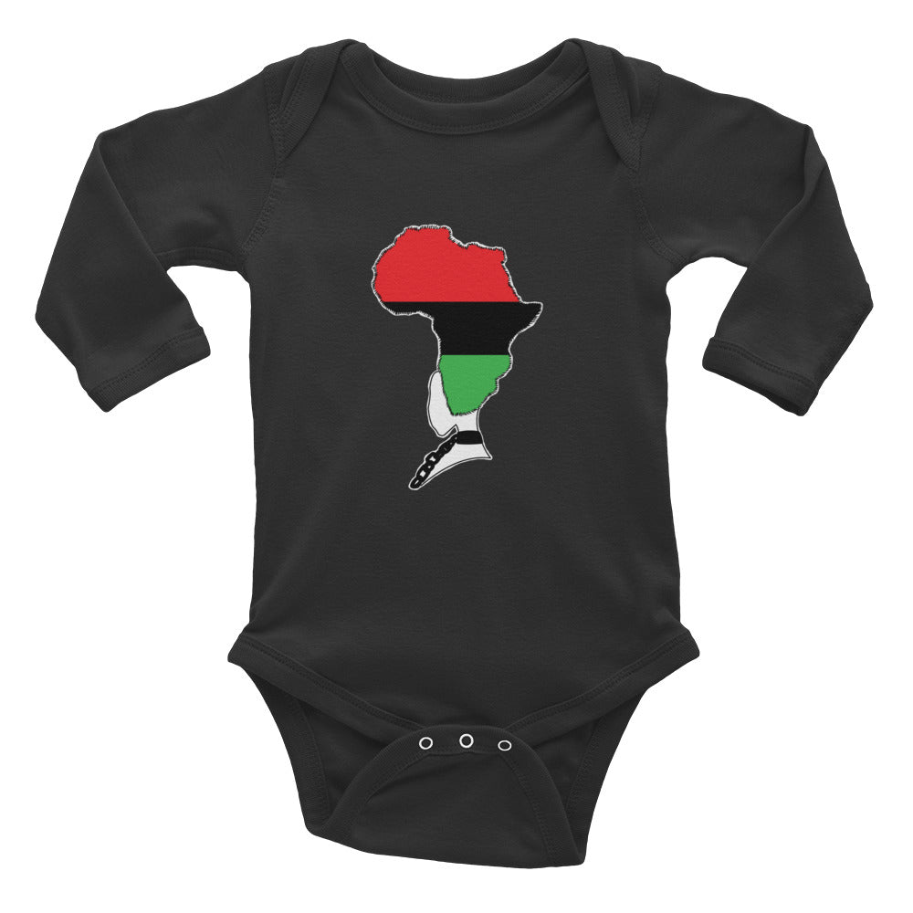 Africa on Her Mind Infant Long Sleeve Bodysuit