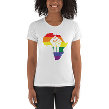 Rainbow Fist Women's t-shirt