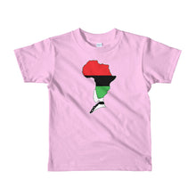 Africa on Her Mind sleeve kids t-shirt