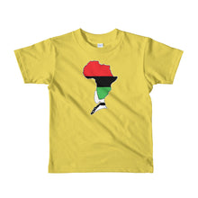 Africa on Her Mind sleeve kids t-shirt