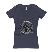 Afro-Choctaw Women's V-Neck T-shirt