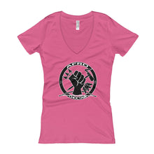 Afro-Choctaw Women's V-Neck T-shirt