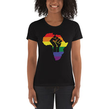 Rainbow Fist Women's t-shirt