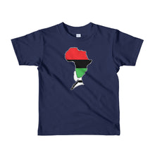 Africa on Her Mind sleeve kids t-shirt
