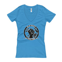 Afro-Choctaw Women's V-Neck T-shirt