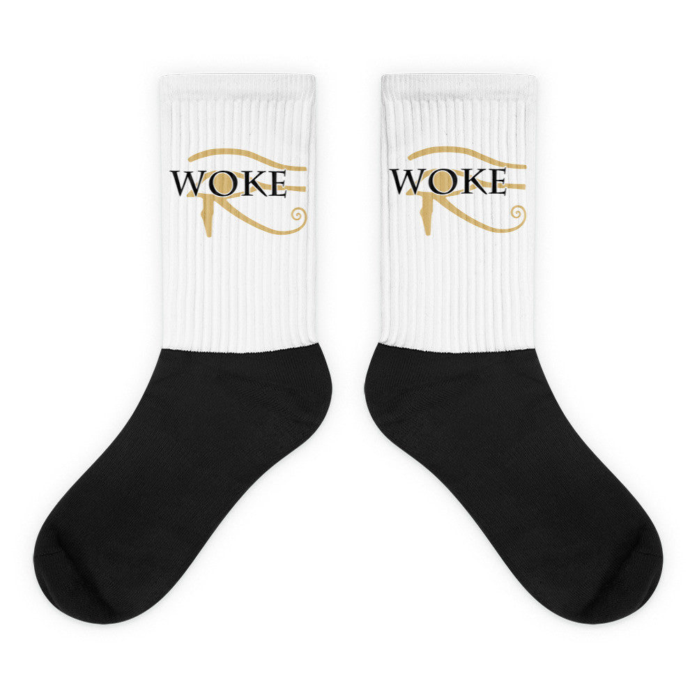 Woke Black foot socks