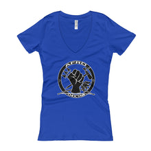 Afro-Choctaw Women's V-Neck T-shirt