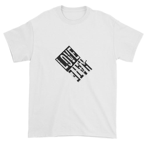 Love Over Hate Short sleeve t-shirt