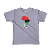 Africa on Her Mind sleeve kids t-shirt