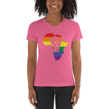 Rainbow Fist Women's t-shirt