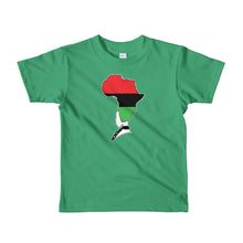 Africa on Her Mind sleeve kids t-shirt
