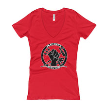 Afro-Choctaw Women's V-Neck T-shirt
