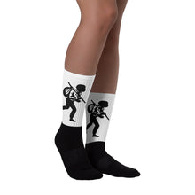 Runaway Black foot socks